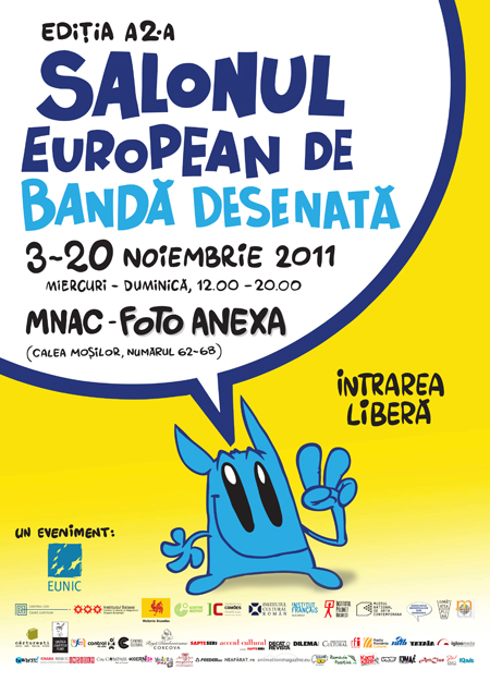 afis salonul de banda desenata II TATAIA