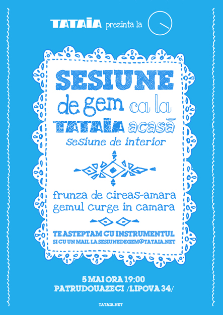 poster Sesiune de Gem #3 TATAIA